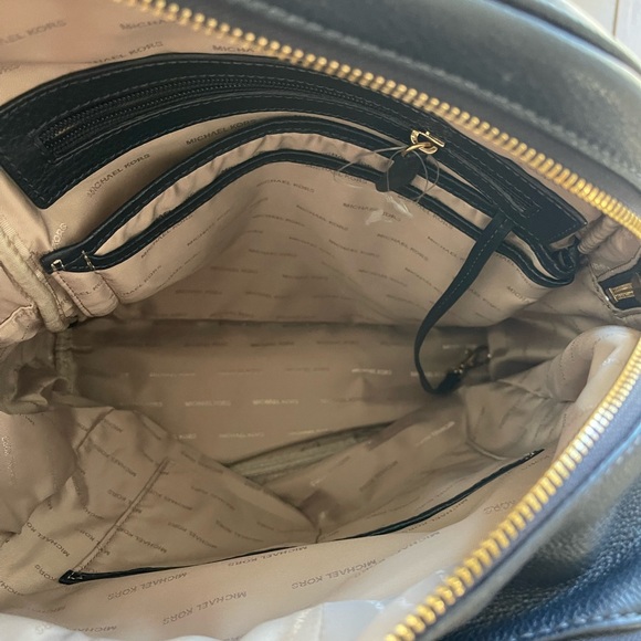 Michael Kors Navy Blue Leather Backpack